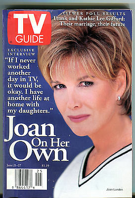 TV Guide June 21-27 1997 Joan Lunden Frank Kathie Lee Gifford EX 011516jhe