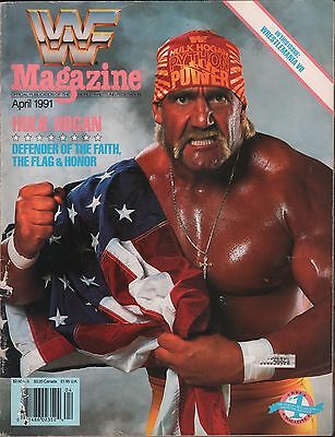 WWF Magazine April 1991 Hulk Hogan VG 121115DBE