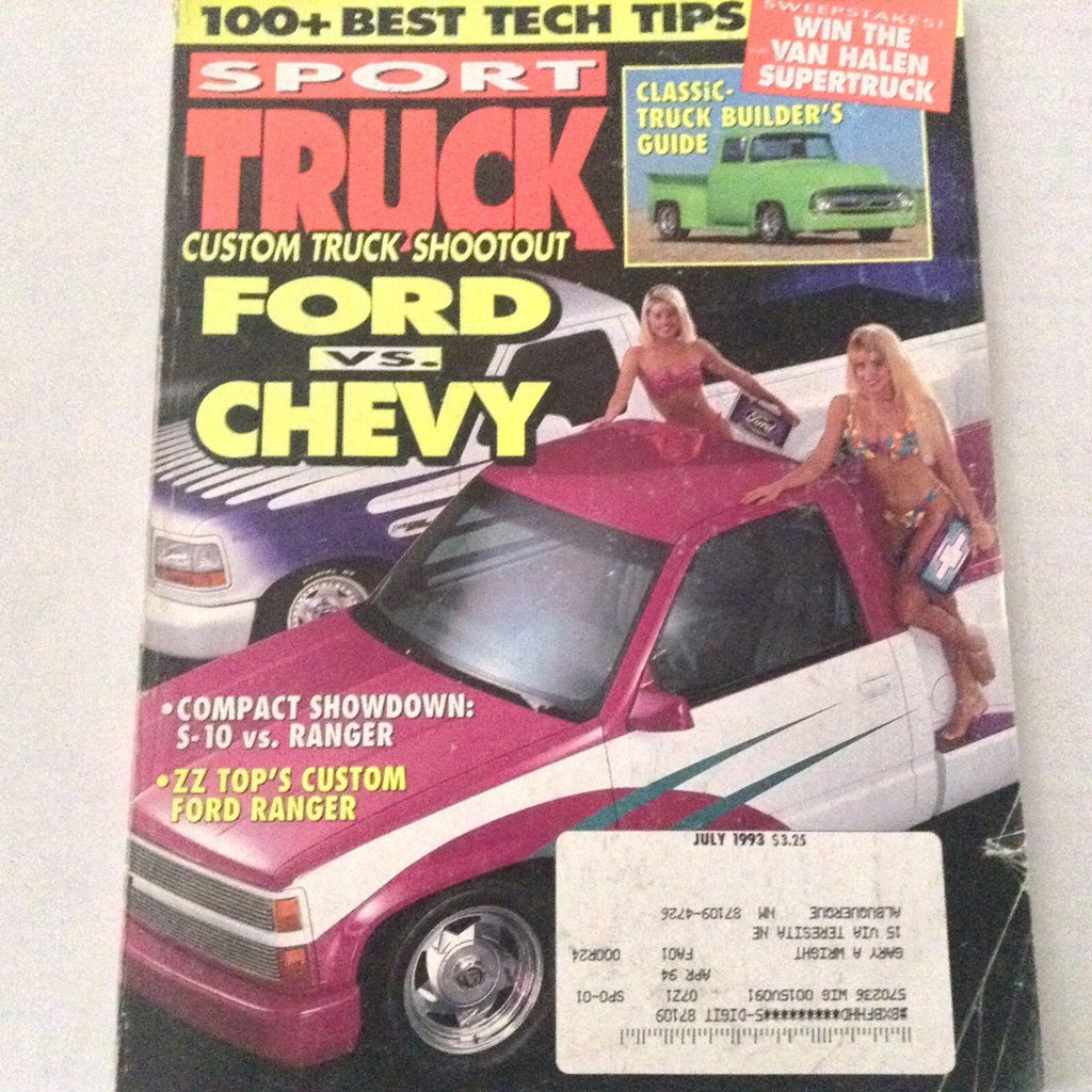 Sport Truck Magazine Ford Vs Chevy S-10 Vs Ranger July 1993 062217nonrh2