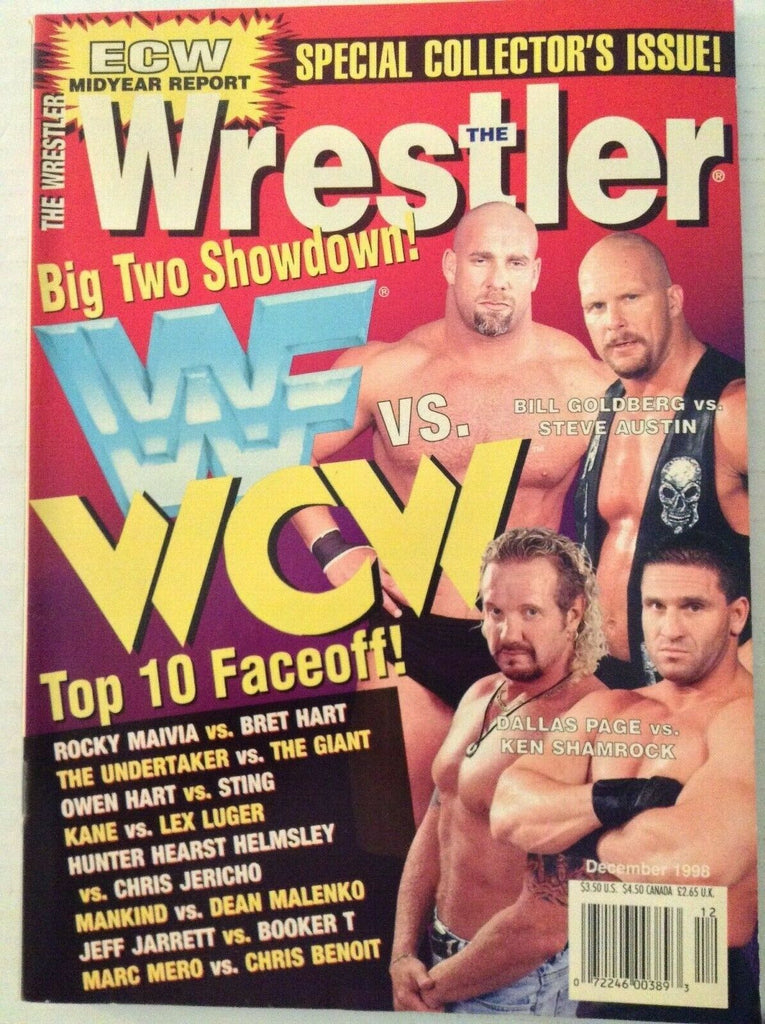 The Wrestler Magazine Goldberg Stone Cold December 1998 022319nonrh
