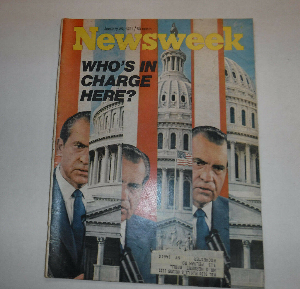 Newsweek Magazine Richard Nixon January 25, 1971 101916R