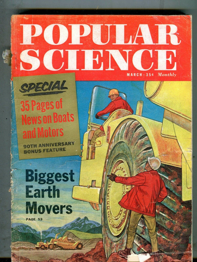 Popular Science Magazine March 1962 Biggest Earth Movers 070317nonjhe