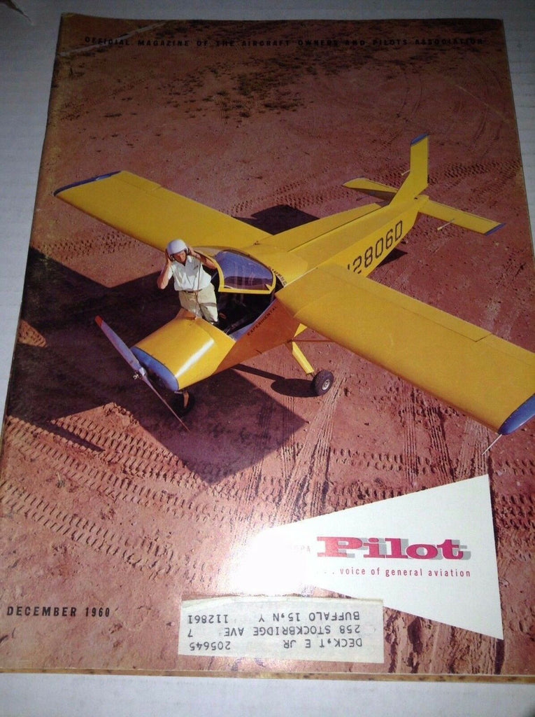 The AOPA Pilot Airplane Magazine Army Aviation & Brazil December 1960 120716rh2