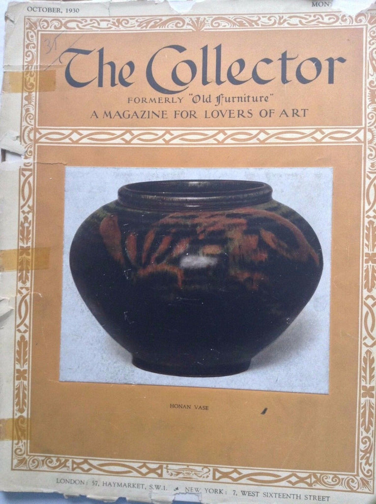 The Collector Magazine Honan Vase October 1930 092017nonrh