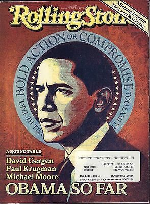 Rolling Stone August 20 2009 Barack Obama w/ML VG 082916DBE