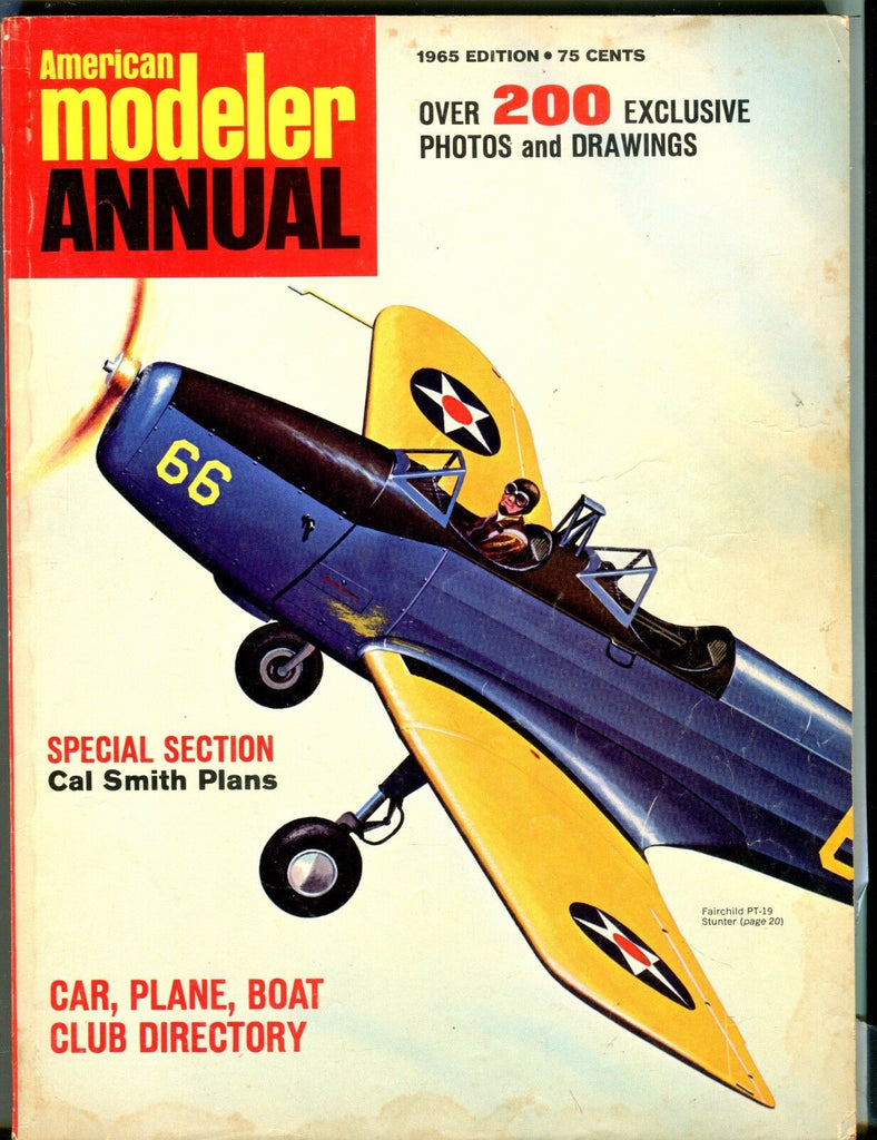 American Modeler Annual Magazine 1965 Cal Smith Plans VG 040617nonjhe