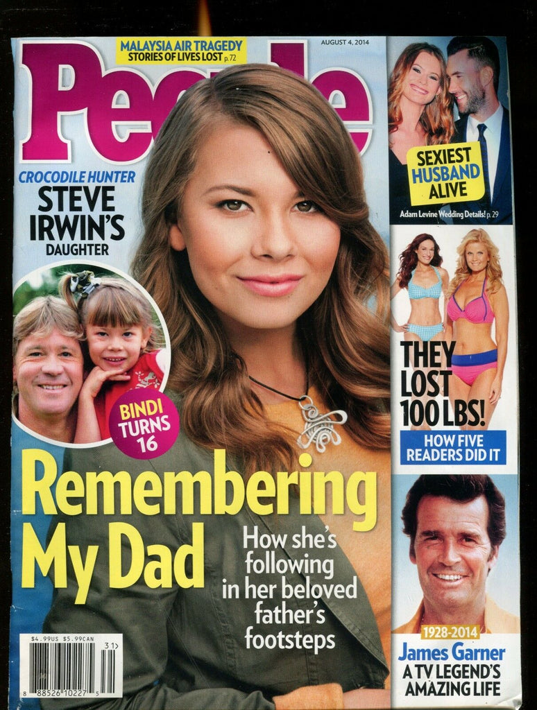 People Magazine August 4 2014 Bindi Irwin James Garner EX No ML 122116jhe
