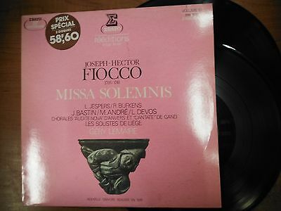 33 RPM Vinyl Joseph Hector Fiocco Missa Solemnis Erato Records ERA9510 030515SM