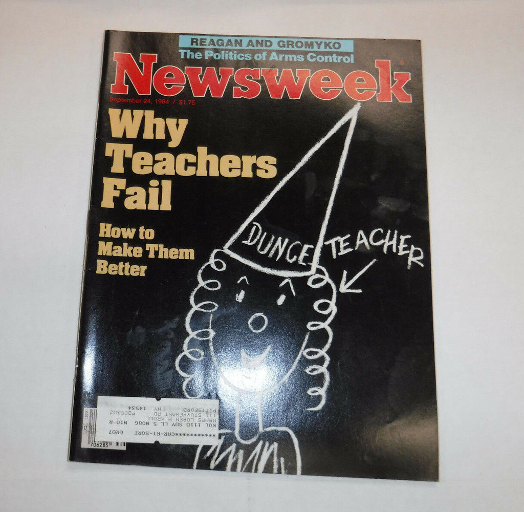Newsweek Magazine Why Teachers Fail September 24, 1984 101916R