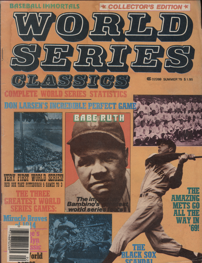 World Series Classics Summer 1979 Babe Ruth Sandy Koufax 041020DBE
