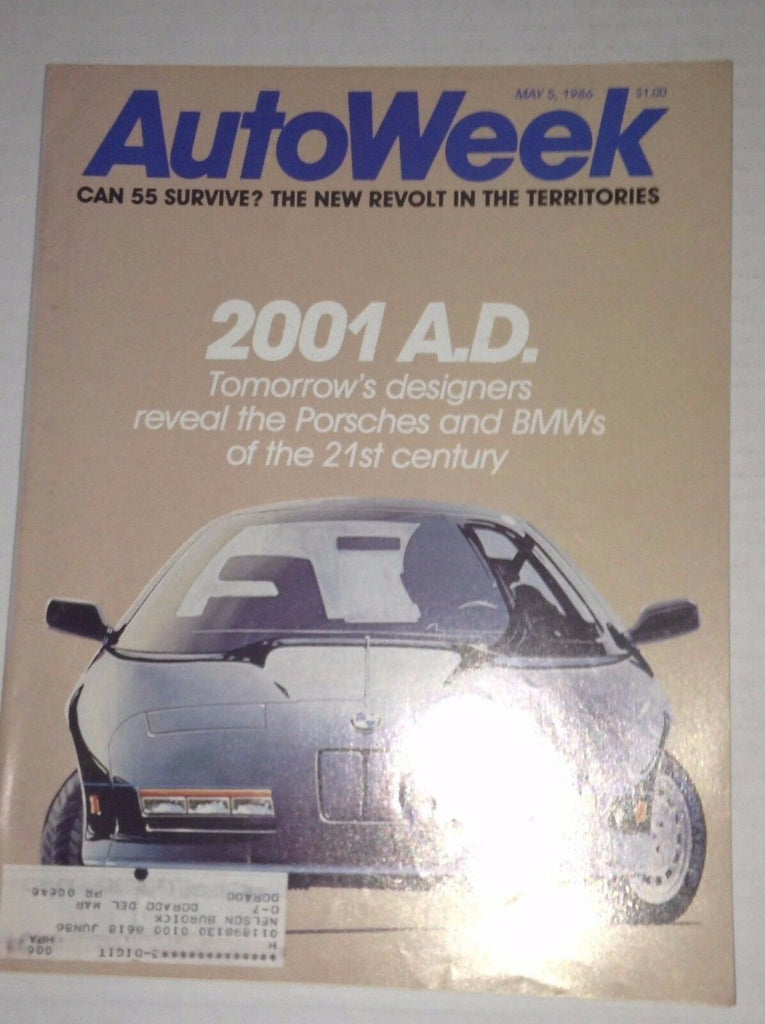 Autoweek Magazine Porsche And BMW Of 21st Century May 5, 1986 012217RH