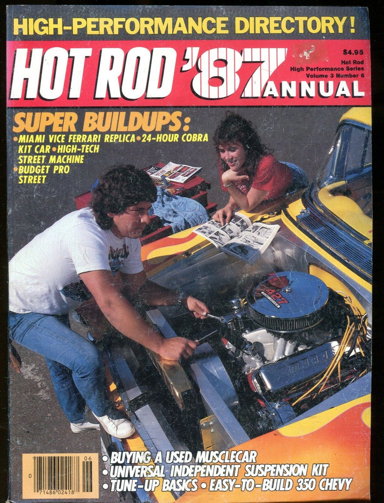 Hot Rod '87 Annual Magazine 1987 Super Buildups EX No ML 113016jhe