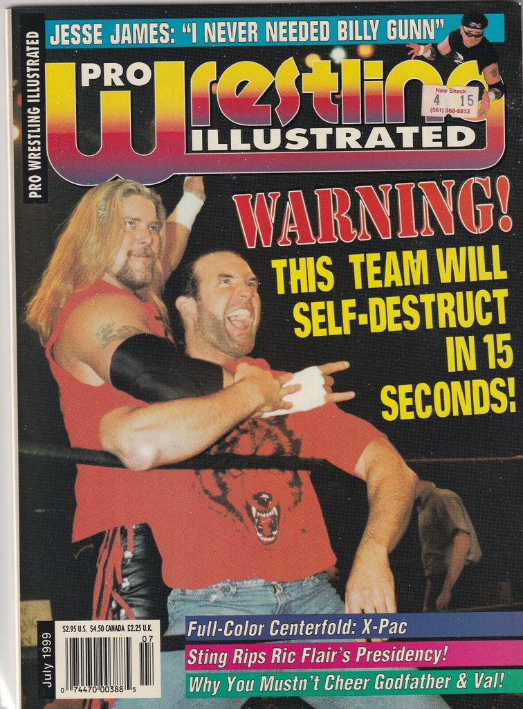 Pro Wrestling Illustrated Kevin Nash Razor Ramon July 1999 061719nonr