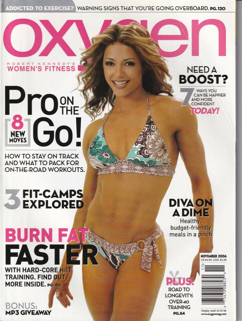 Oxygen Magazine Diva On A Dime & Longevity November 2006 021219nonr