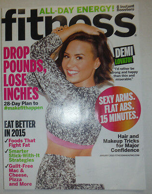 Fitness Magazine Demi Lovato Sexy Arms January 2015 WITH ML 040615R2