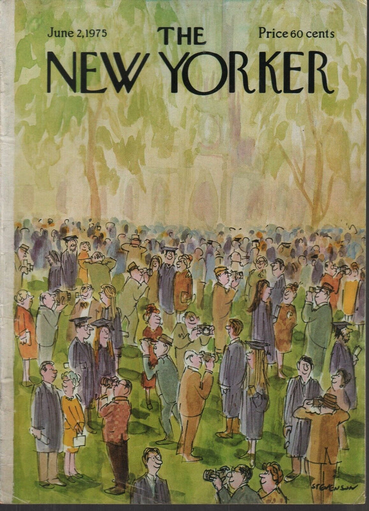 The New Yorker June 2 1975 James Stevenson Graduation Cover 121819AME