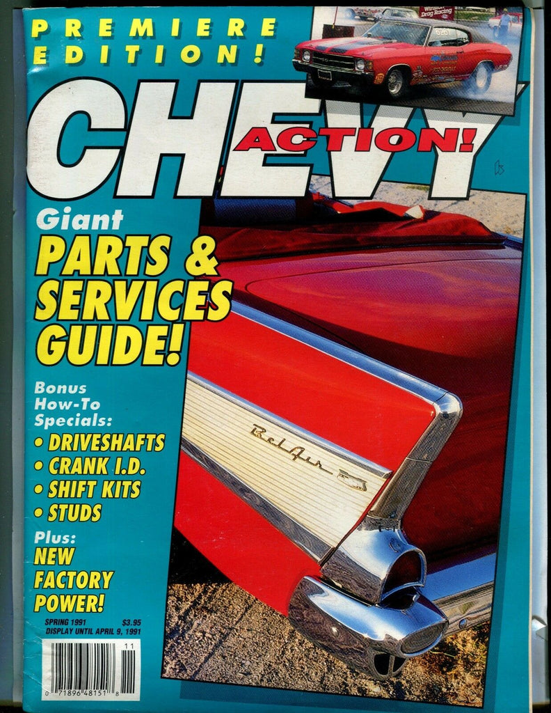 Chevy Action Magazine Spring 1991 EX w/ML 021817jhe