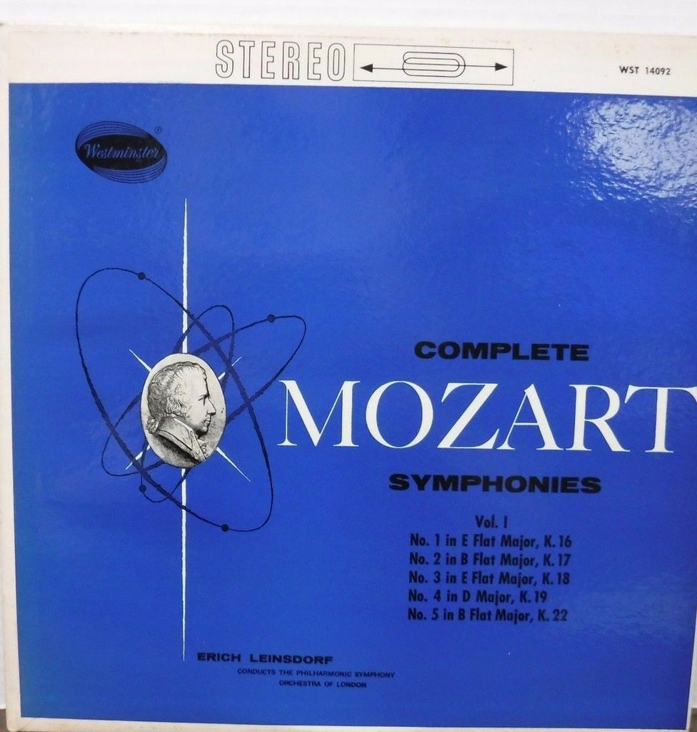 Complete Mozart Symphonies VOl 1 Erich Leinsdorf 33RPM #14092 012117LLE
