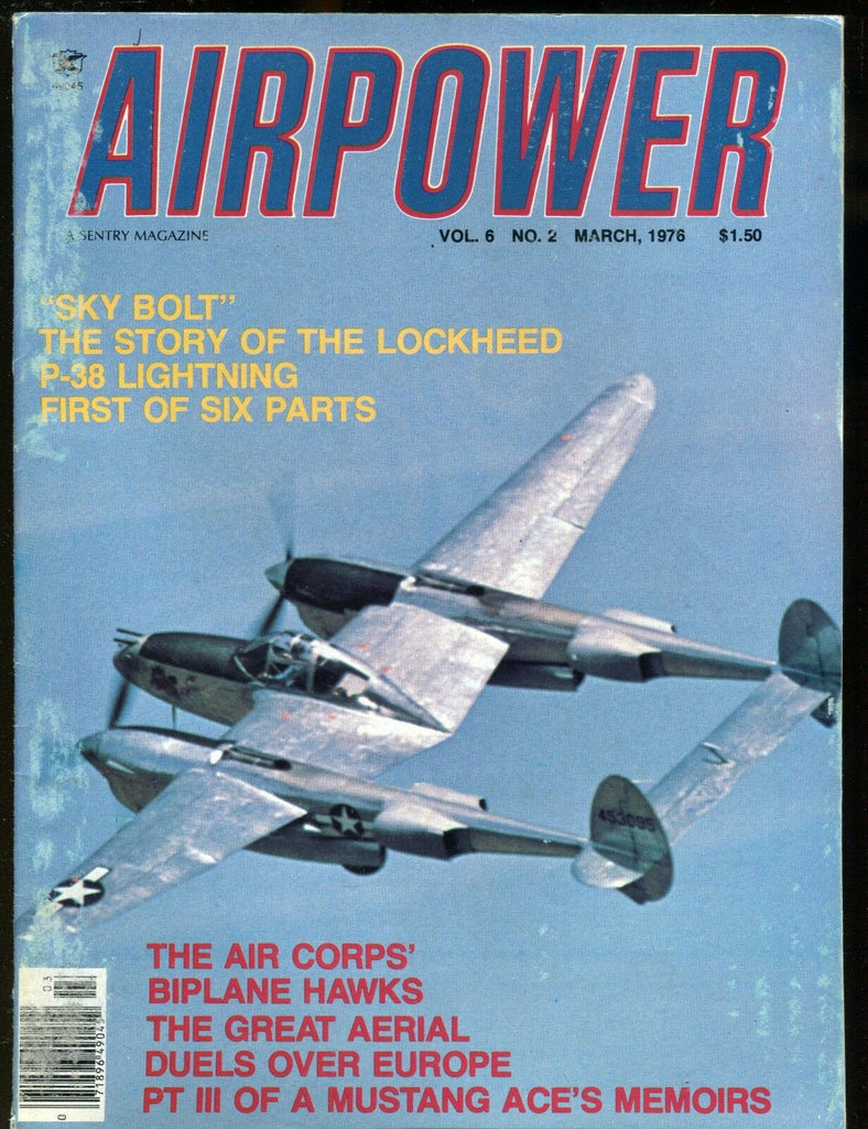 Airpower Magazine March 1976 "Sky Bolt" EX No ML 010617jhe