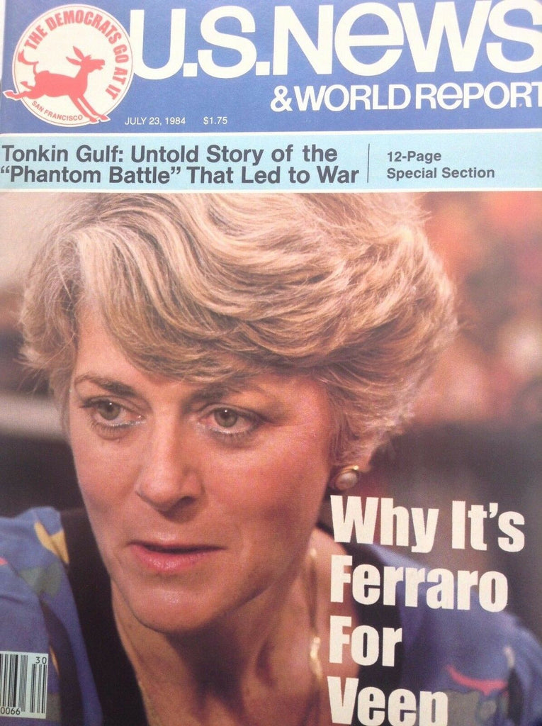 U.S. News Magazine Ferraro For Veep July 23, 1984 091717nonrh