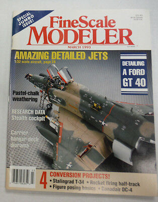 FineScale Modeler Magazine Amazing Detailed Jets March 1993 042515R