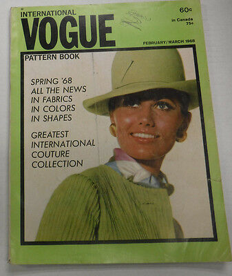 Vogue Magazine Spring '68 All The News In Fabrics March 1968 081315R