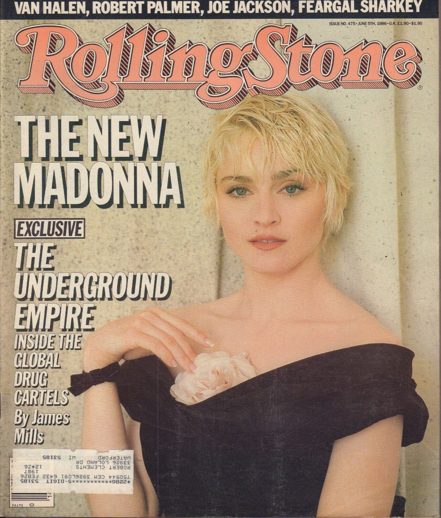 Rolling Stone June 5 1986 The New Madonna, Van Halen w/ML VG 122816DBE