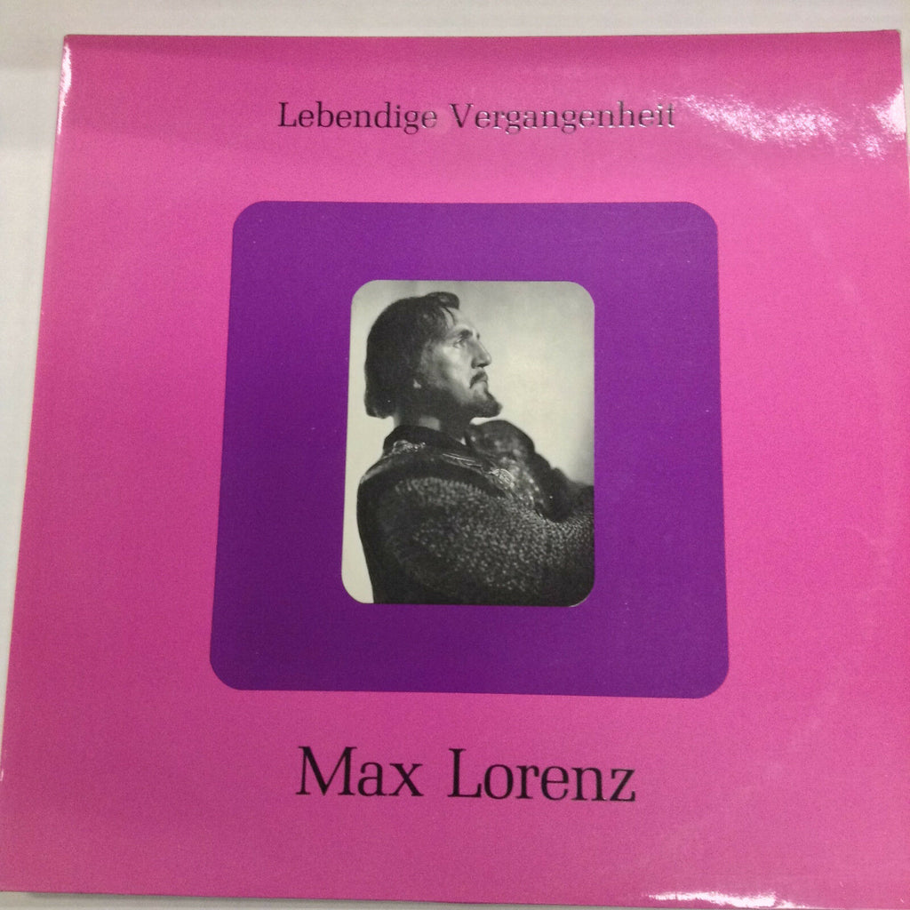Max Lorenz Lebedige Vergangenheit LV21 German 33RPM Records 031717RR
