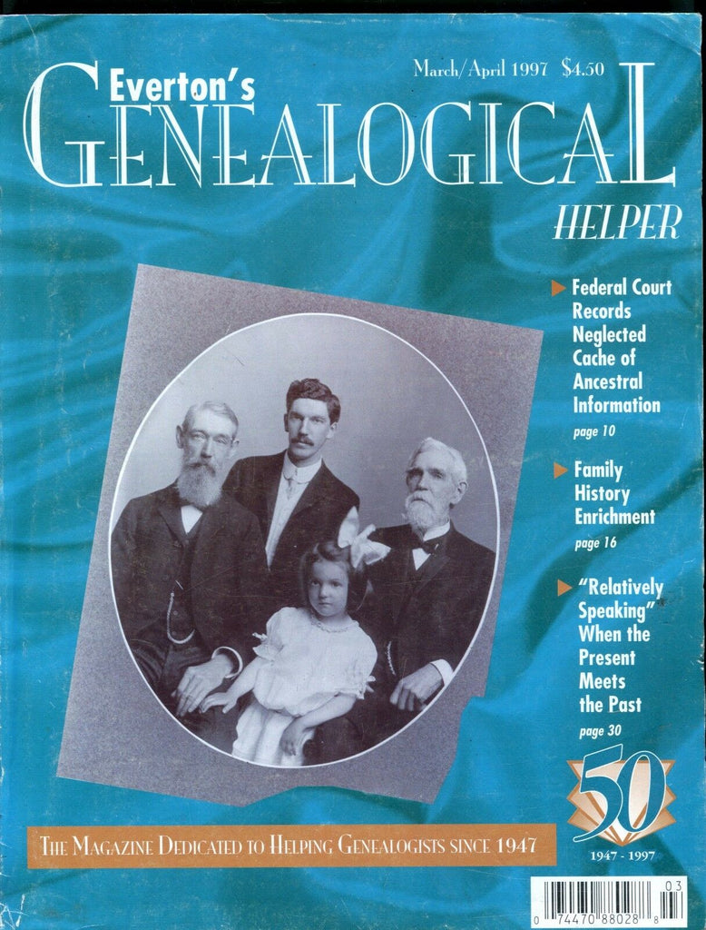 Everton's Genealogical Helper Magazine March/April 1997 EX 050417nonjhe