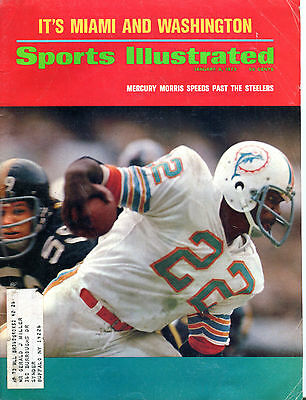 Sports Illustrated Magazine January 8 1973 Mercury Morris EX 040416jhe