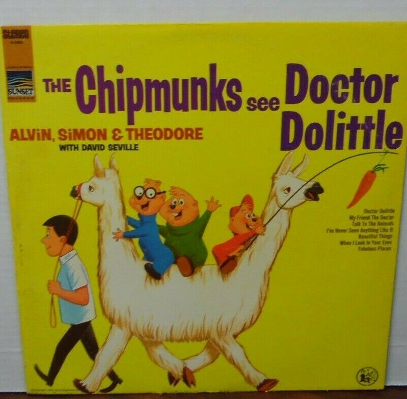 The Chipmunks see Doctor Doolittle S-5300 vinyl 091519LLE