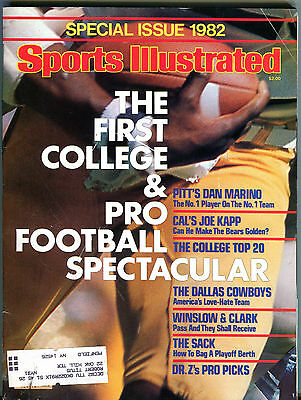 Sports Illustrated Magazine September 1 1982 Pitt's Dan Marino VGEX 022616jhe2