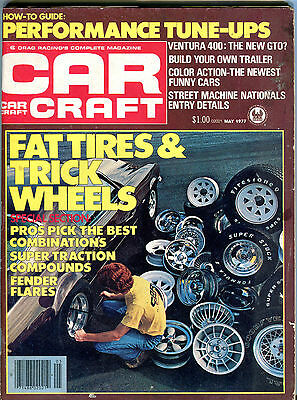 Car Craft Magazine May 1977 Fat Tires & Trick Wheels EX 020916jhe