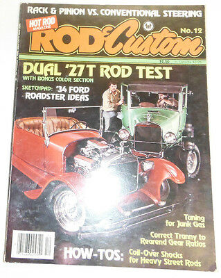 Rod & Custom Magazine Dual '27T Rod Test & '34 Ford No.12 1980 090514R
