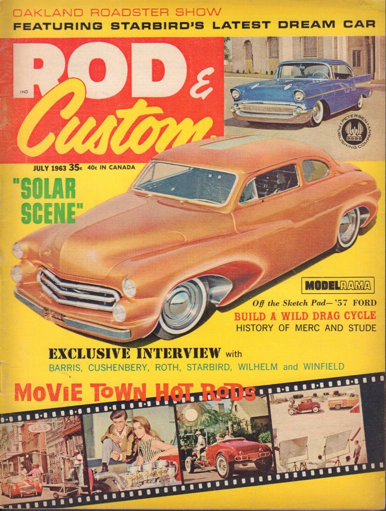 Rod & Custom July 1963 '57 Fordm Oakland Road Show 030117nonDBE