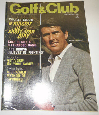 Golf & Club Magazine Charles Coody January 1972 082014R