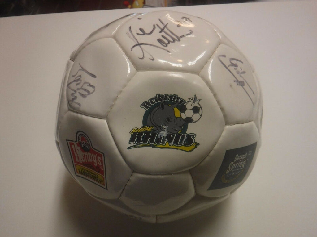 Rochester Rhinos Soccer Ball Autographed Signed 15+ Autographs Size 5 jhhs