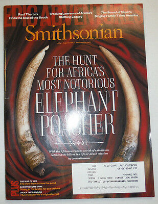 Smithsonian Magazine Elephant Poacher July/August 2014 010915R