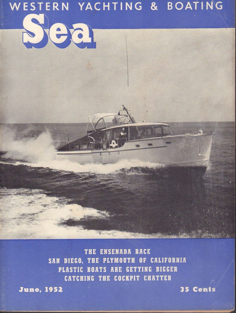Sea Western Yachting June 1952 Ensenada Race, San Diego 062117nonDBE