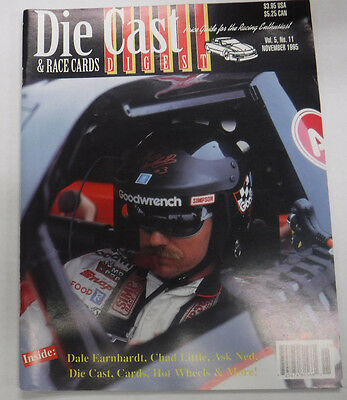 Die Cast Digest Magazine Dale Earnhardt Chad Little November 1995 081315R2