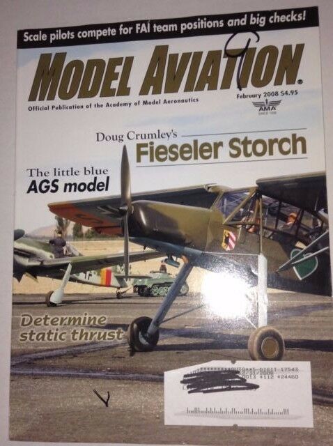 Model Aviation Magazine Fieseler Storch Doug Crumley February 2008 041317nonrh