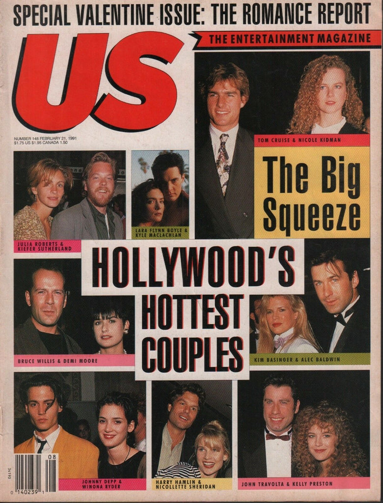 US February 21 1991 Bruce Willis Tom Cruise Johnny Jepp 050918DBE