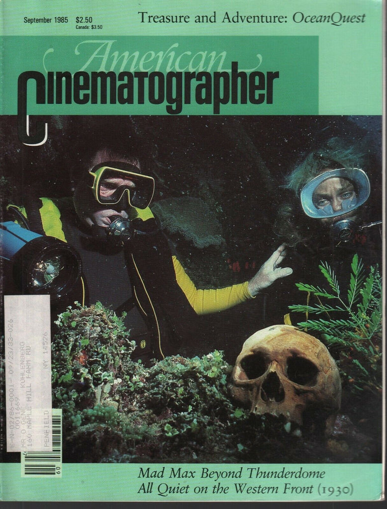 American Cinematographer September 1985 Mad Max Beyond Thunderdome 010620AME2