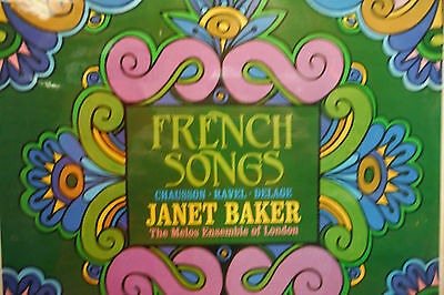 French Songs Chausson, Ravel, Delage Janet Baker 33RPM 051616 TLJ