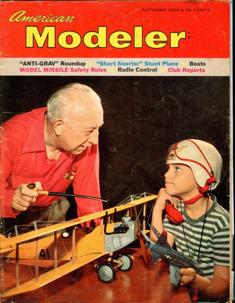 American Modeler Magazine October 1958 Radio Control GD No ML 040717nonjhe