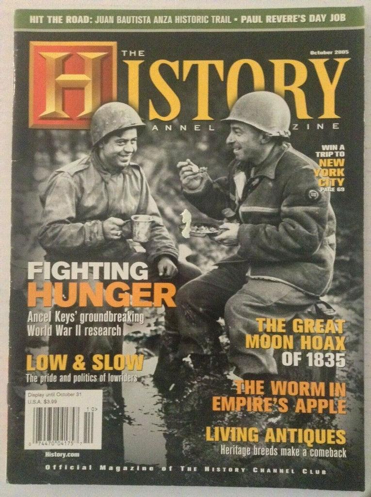 The History Magazine Fighting Hunger Ancel Keys' October 2005 040319nonrh