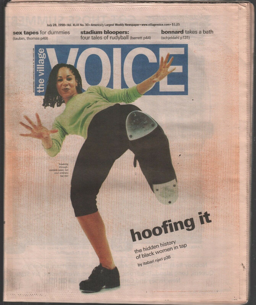 The Village Voice NYC July 28 1998 NY Yankees Al Sharpton Peter Noel 122019AME2
