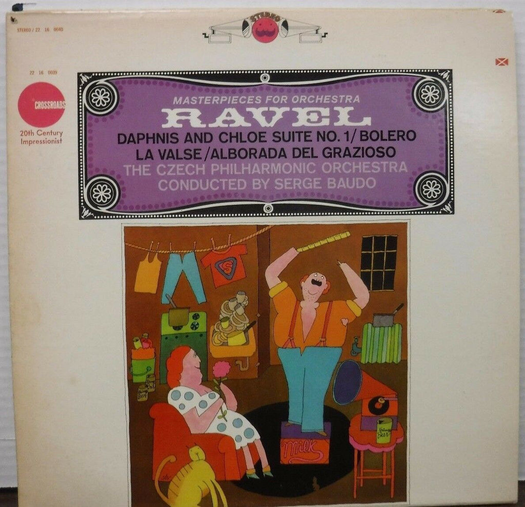 Masterpieces for Orchestra Ravel Serge Baudo 33RPM 16-0040 012117LLE