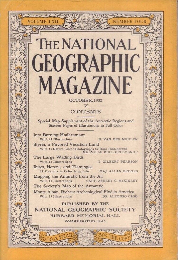 National Geographic October 1932 Into Burning Hadhramaut 020817DBE