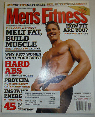 Men's Fitness Magazine Full Body Workout Hard Abs April 2004 030615R